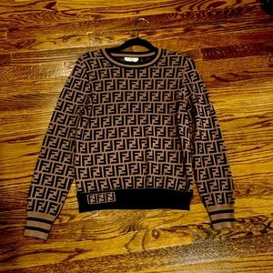 Fendi monogram sweater Ff motif size 36